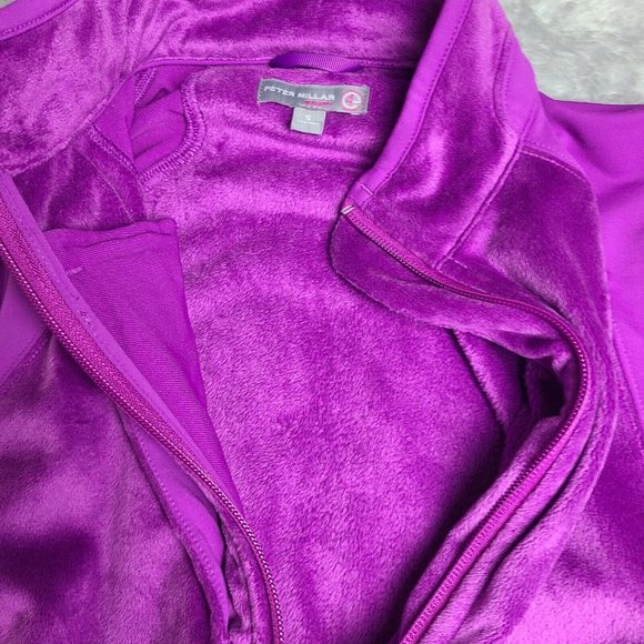 Peter Millar Warmth Women's Size Small Performance Purple Fleece Vest MSRP 139 - Picture 8 of 10